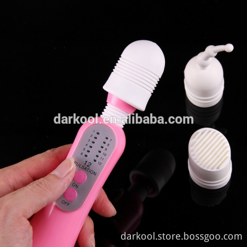 DW003/12 Function Female Big G-spot Clitoris Stimulators Japan AV Wand Sex Vibrator Toy